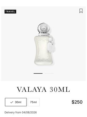 Valaya 30ml Women's Fragrance - White
